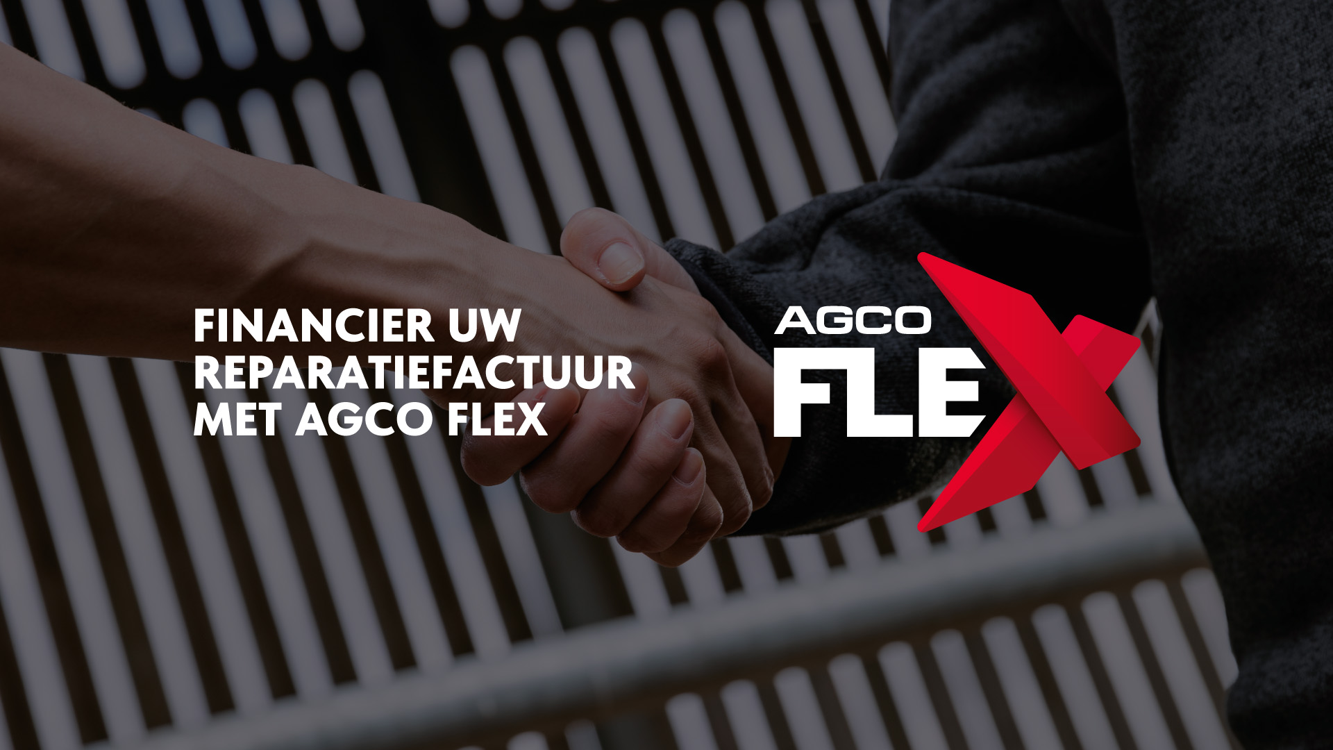 Reparatiekosten komen nooit op het juiste moment, gelukkig is er nu AGCO Flex